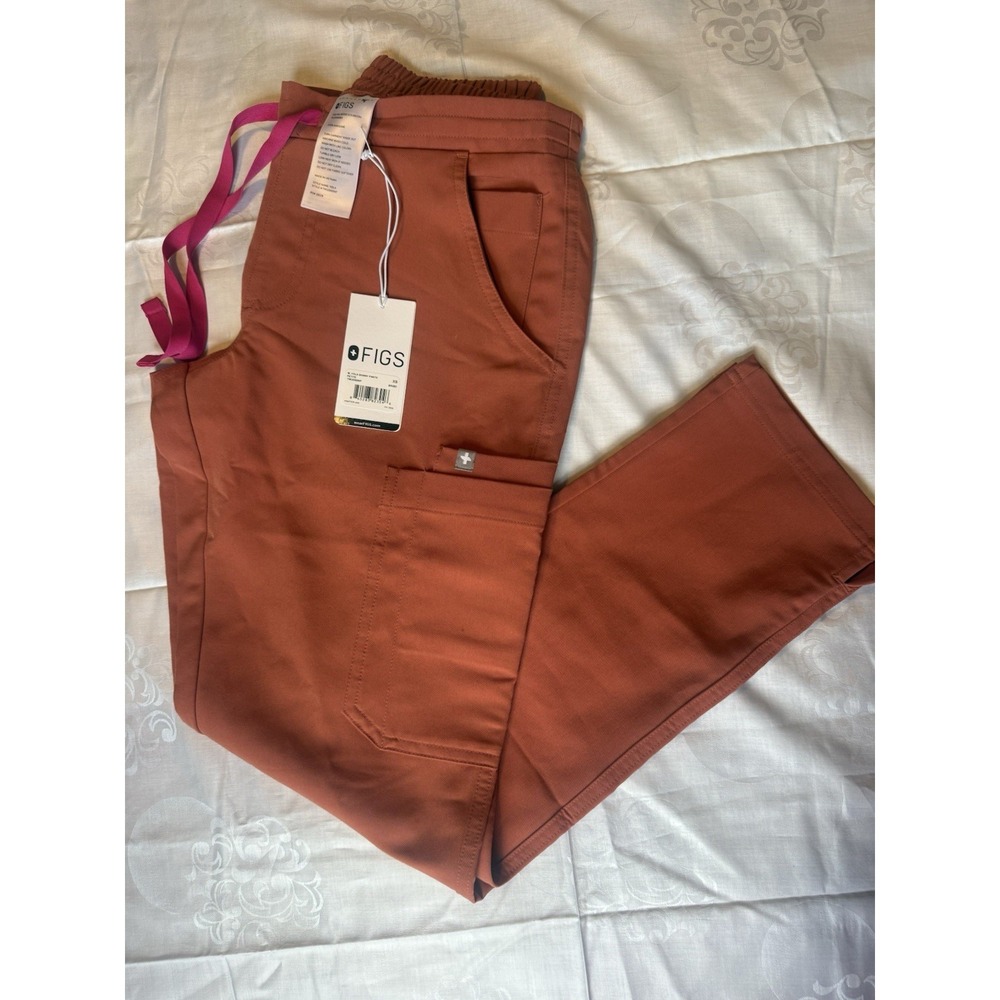 FIGS Women Yola Skinny Scrub Pants XS Rust/Terracotta NWT!